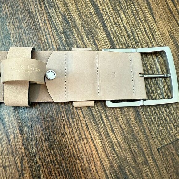NWT RAG & BONE Jumbo Boyfriend Waist Belt Pelican main image 5